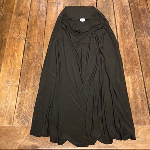 Solid black Maxi skirt